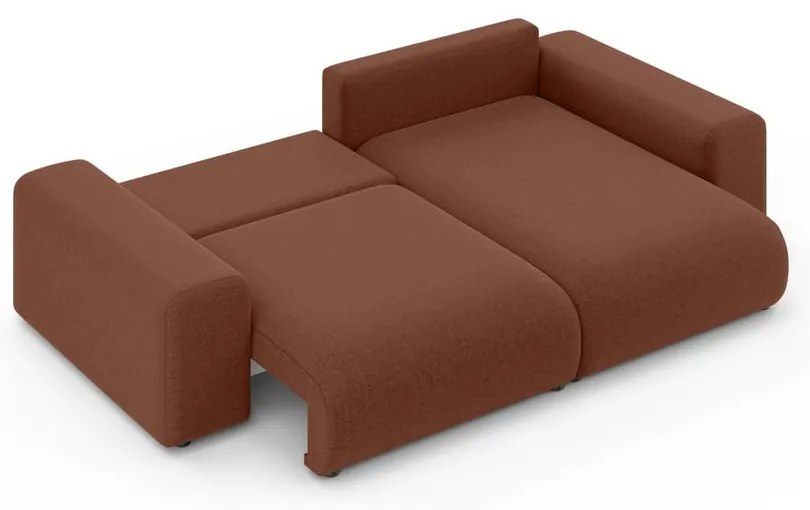 Colțar cărămiziu extensibil/cu spațiu de depozitare (cu colț variabil) Luma – Ropez