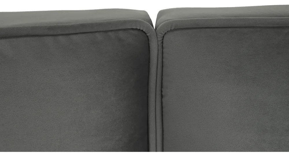 Canapea extensibilă, catifea gri deschis / fag, KAPRERA NEW