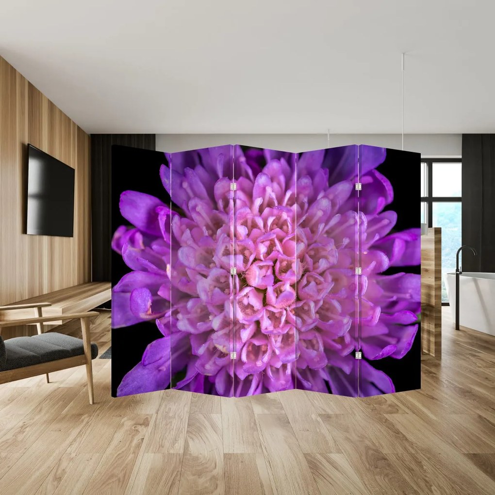 Paravan - Floare detailat (210x170 cm)