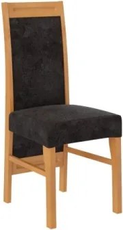 Scaun tapitat, din lemn, K2, ADRK Furniture (Culoare: Arin)