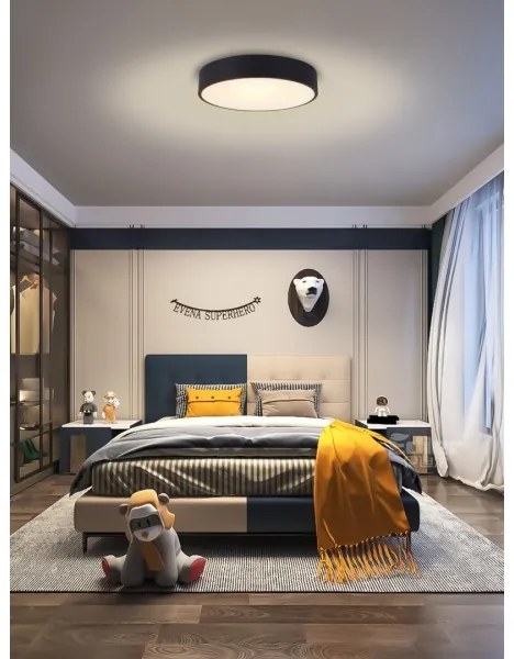 Plafonieră LED dimabilă Immax NEO 07202L RONDATE 53W/230V negru Tuya + telecomandă