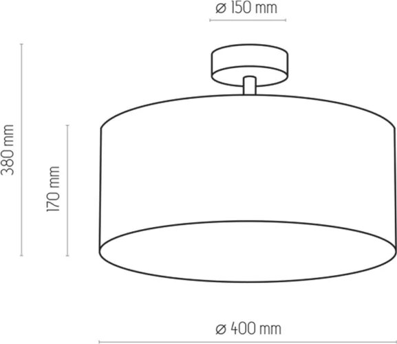 Lustră pe tijă FILIPPO 4xE27/60W/230V