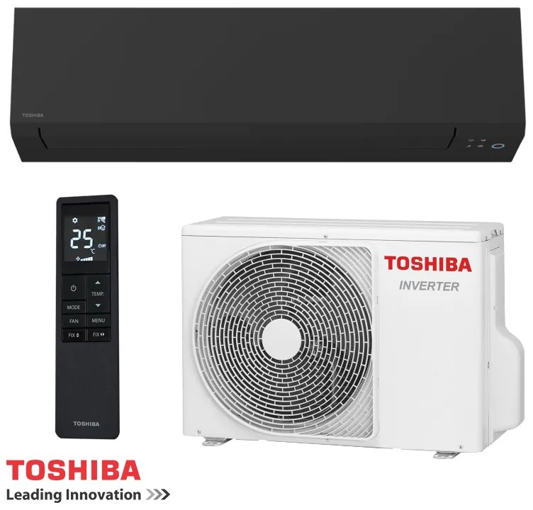 Aparat de aer conditionat inverter Toshiba Shorai Edge RAS-B22G3KVSGB-E + RAS-22J2AVSG-E1, 22000 BTU, 43 m², A++, Wi-Fi, R-32, Negru