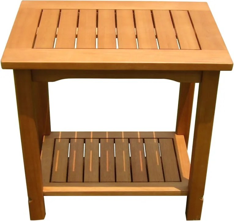 Măsuță de grădină din lemn de eucalipt 35x50 cm Santa Cruz – Garden Pleasure