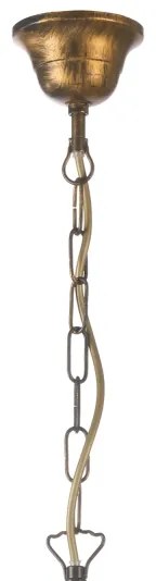 Lustră pe lanț ONLI POMPEI 5xE14/6W/230V bronz