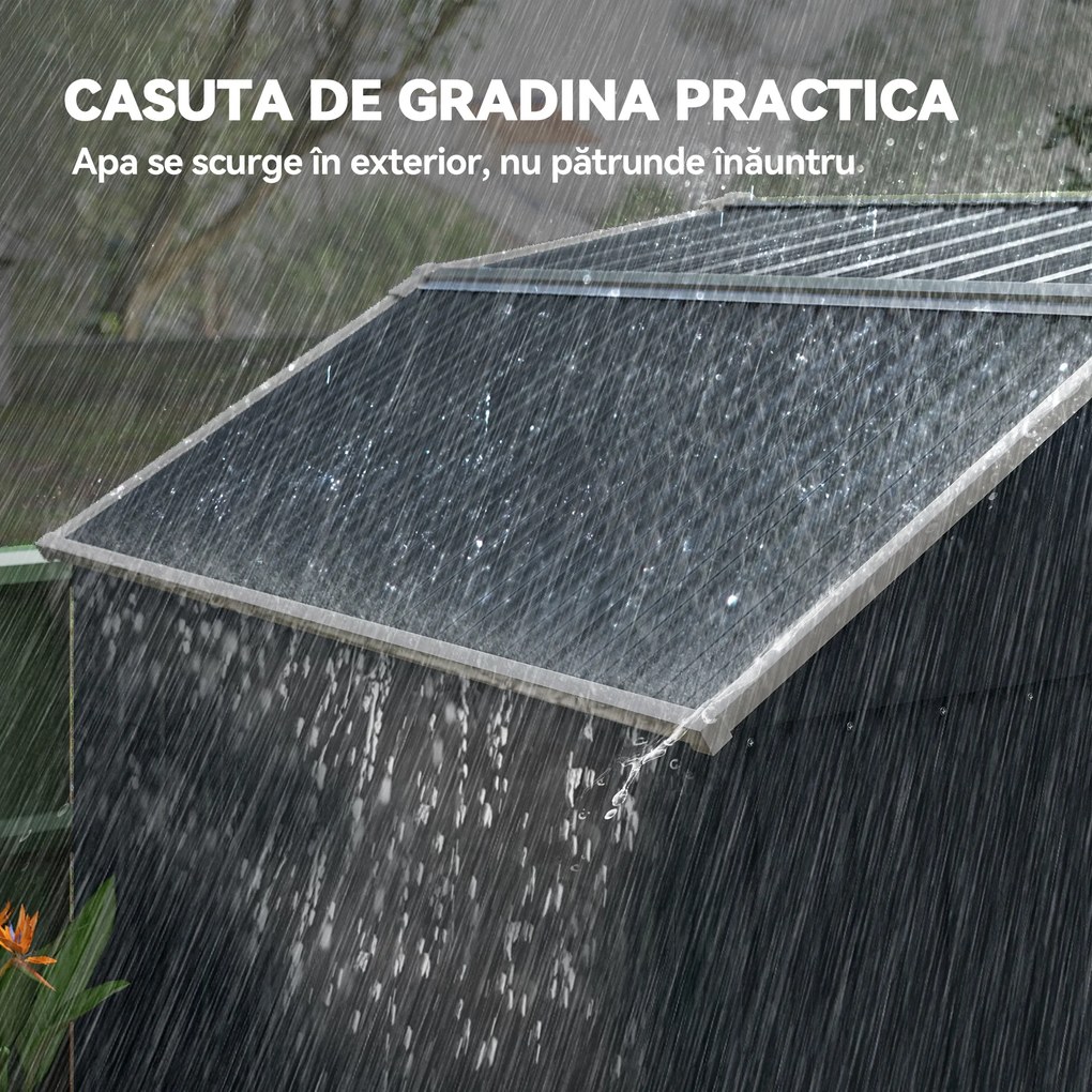 Outsunny Sopron de Depozitare in Aer Liber de 8' x 4' | Aosom Romania