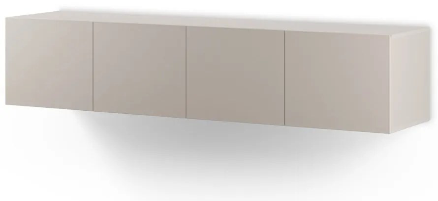 Comodă TV crem 180x38x35 cm Daroca – Marckeric