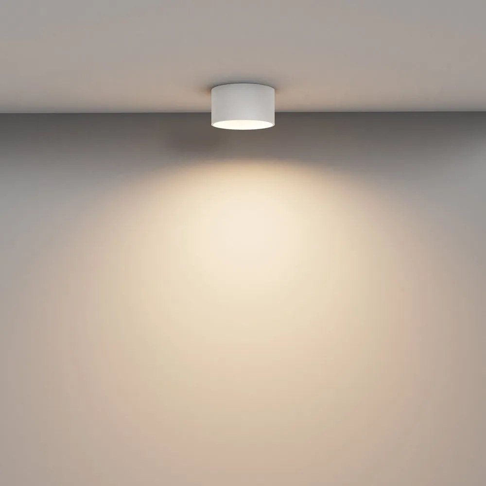 Spot LED aplicat design tehnic Vega D-12cm alb