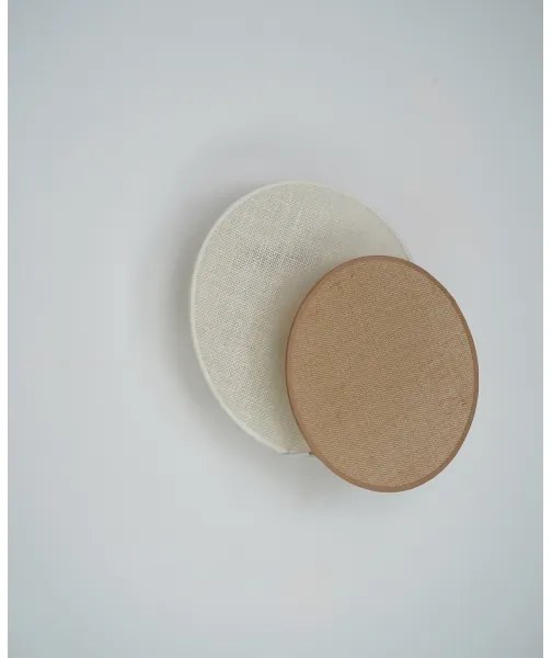Brilagi - Aplica de perete CIRCLES 1xE27/15W/230V 35x32 cm bej/crem