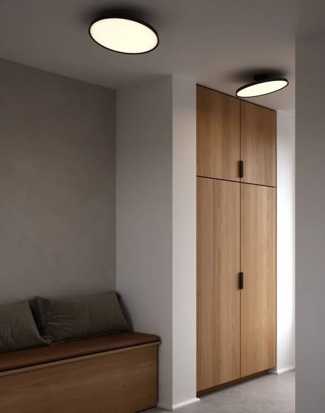 Plafoniera LED design modern Kaito 2 Pro 40 negru