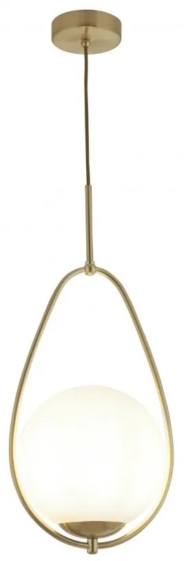 Lustra / Pendul design modern Avalon auriu / opal 9171-1GO SRT