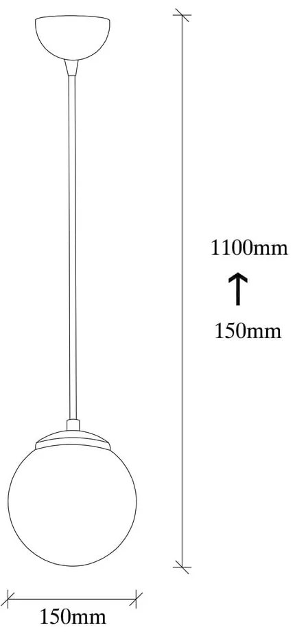 Lustră aurie cu abajur din sticlă ø 15 cm Efe – Opviq lights