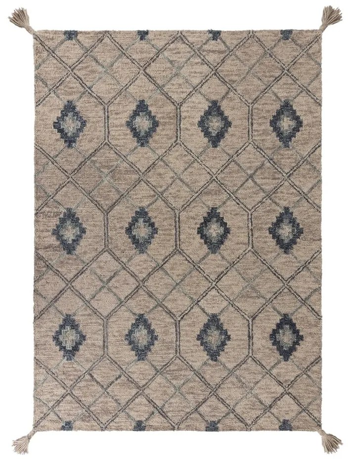 Covor din lână Flair Rugs Diego, 160x230 cm, gri