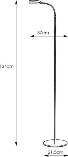 Markslöjd 106465 - Lampadar LED FLEX LED/5W/230V