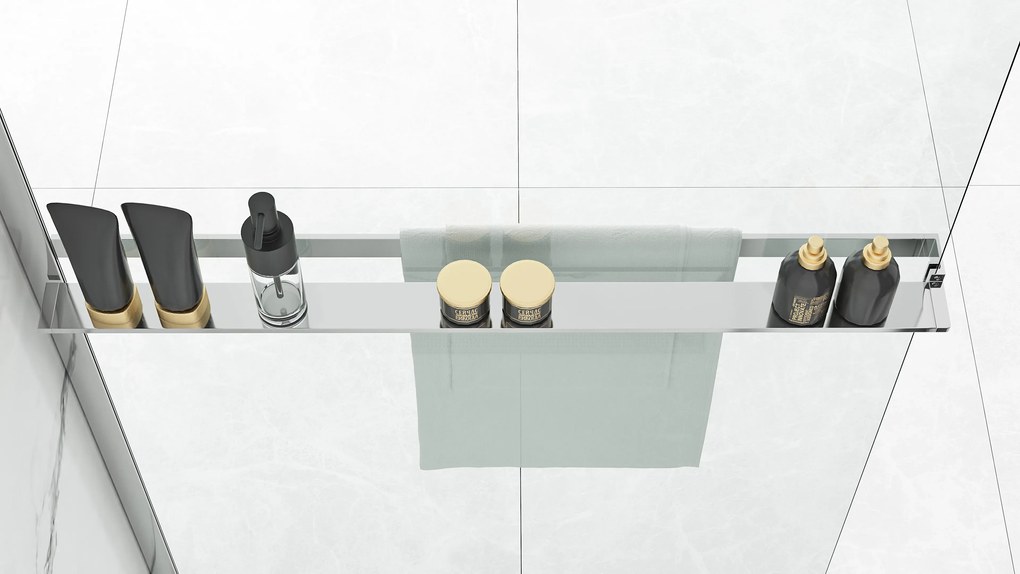 Paravan de dus Aero Transparent N 80cm, Rea