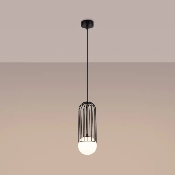 Lustră pe cablu Sollux SL.1332 BRINA 1xG9/8W/230V negru