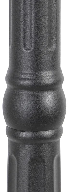 Lămpi de exterior în stil rural negre IP44 - New Orleans 3