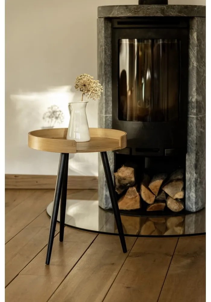 Măsuță auxiliară rotundă din bambus ø 40 cm Loft – Wenko