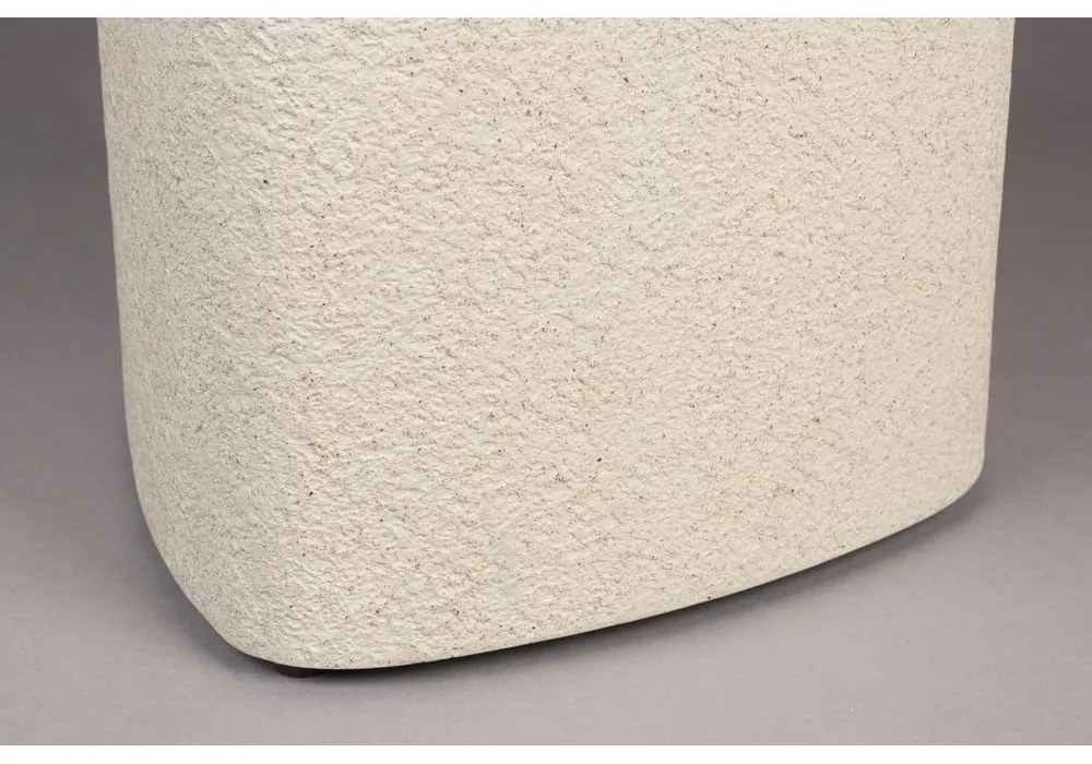 Măsuță auxiliară cu blat cu aspect de marmură 45x56 cm Veda – Dutchbone