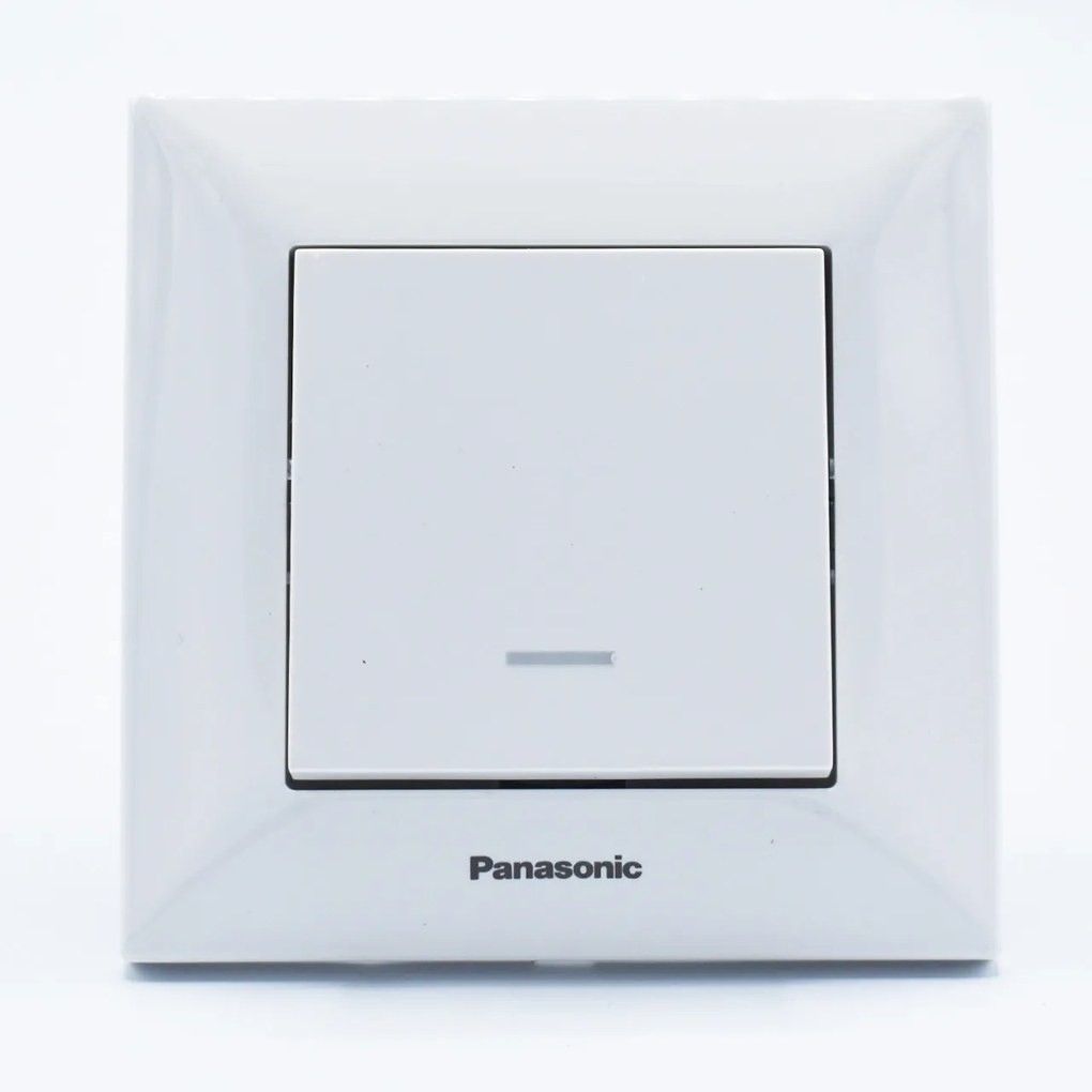 Intrerupator cu led Arkedia Panasonic, ST, alb