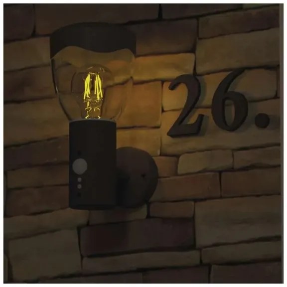 Aplică de exterior cu senzor ARTEO 1xE27/15W/230V IP44