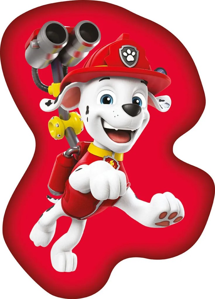 Patrula Cățelușilor Marshall Rescue pernă decorativă formă 38x30 cm Catifea