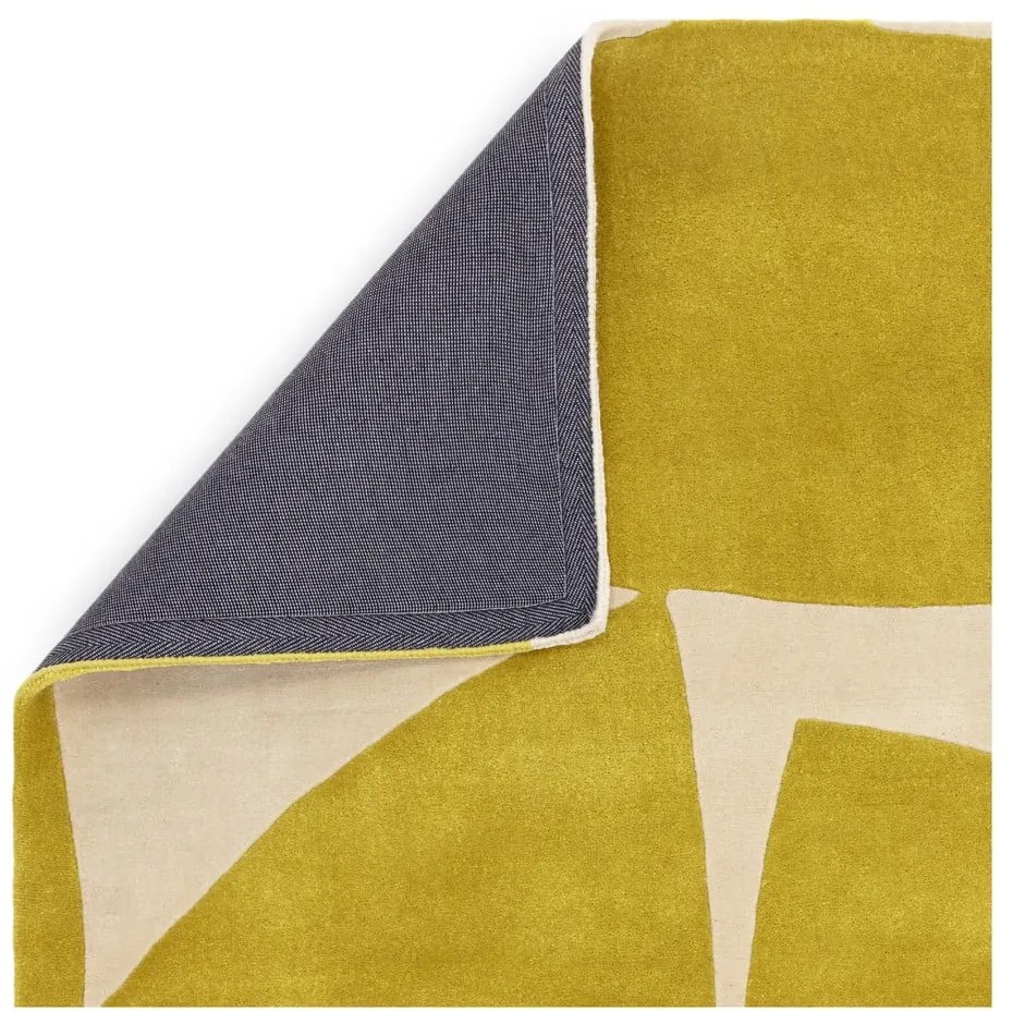 Covor galben ocru handmade din fibre reciclate 160x230 cm Romy – Asiatic Carpets