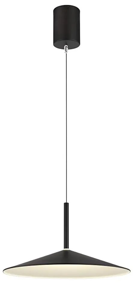 Globo 15635S - Lustră suspendată pe cablu LAMPONE, LED/18W, 230V, 4000K, negru