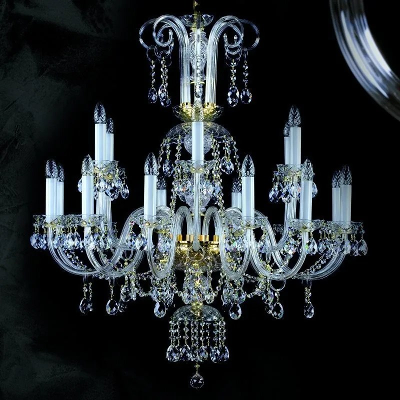 Candelabru Cristal Bohemia Exclusive ROMA XVIII CE