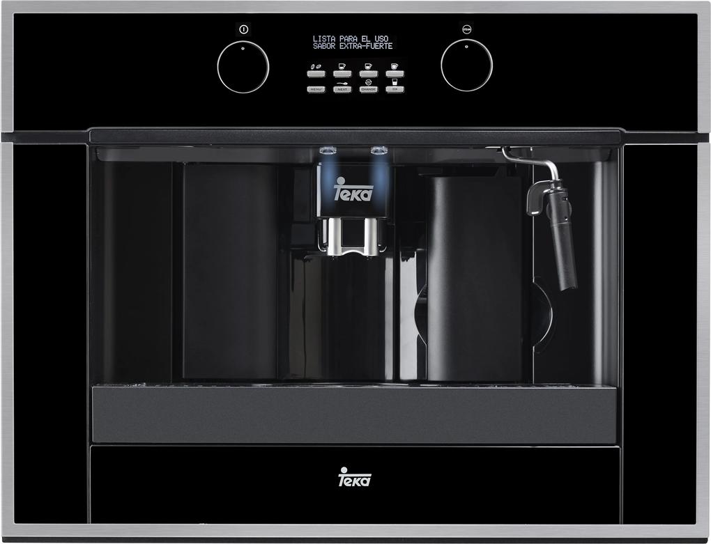 Espressor automat incorporabil Teka CLC 855 GM pompa 15 bari, rasnita cafea, auto- curatare, inox anti-pata/cristal negru