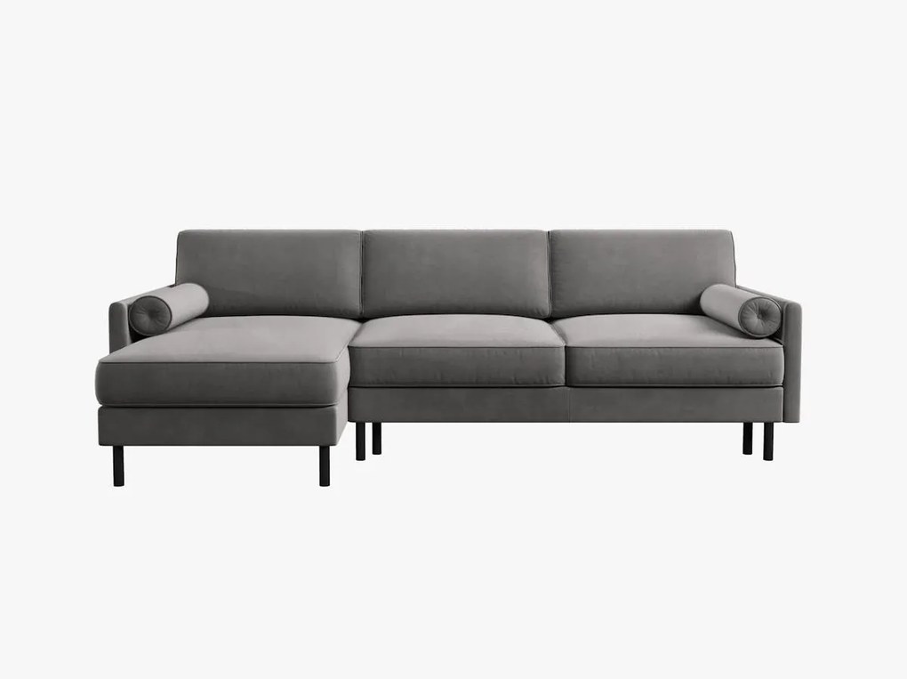 Coltar extensibil 5 locuri Scott catifea L212 cm