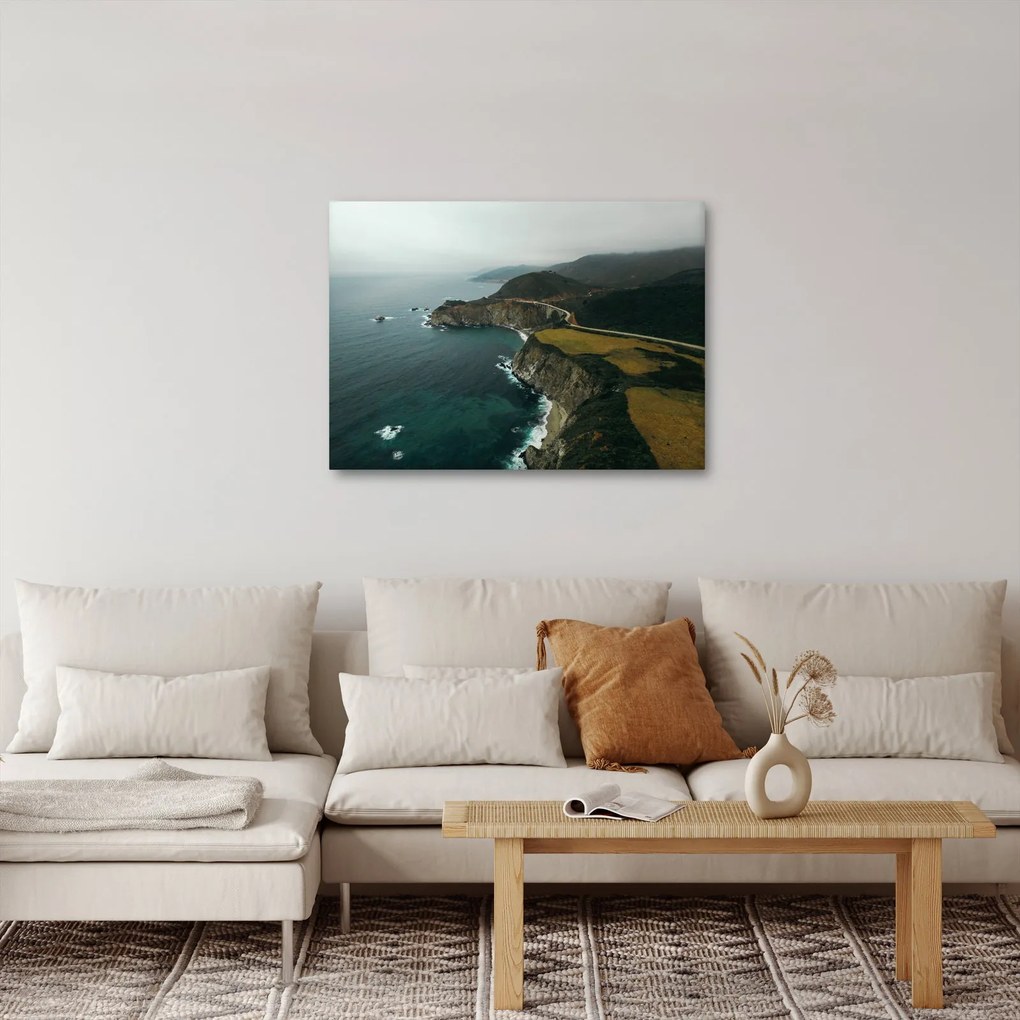 Tablou - Stânci în ocean (70x50 cm)