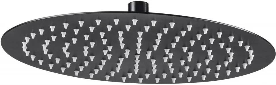 Dispersor fix - rotund negru anticalcar 30 cm diametru NAC_203K