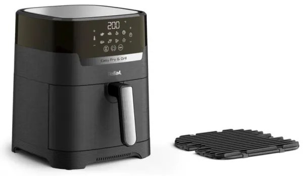 Friteuză cu aer cald 4,2 l EASY FRY&GRILL 2 în 1 1550W/230V negru Tefal