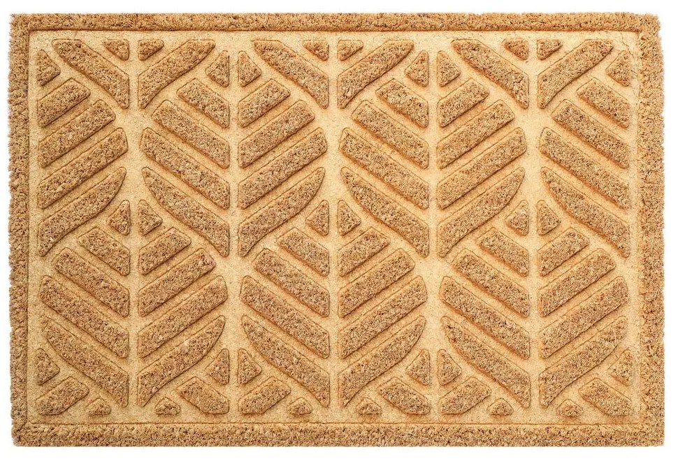 Covoraș de intrare din fibre de nucă de cocos 40x60 cm Palmette – douceur d'intérieur