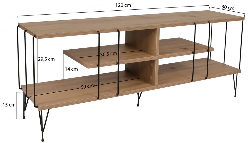 Comoda TV Eze - Oak