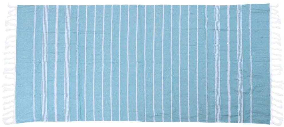 Prosop de plaja FARAO 90 x 180 cm, turcoaz