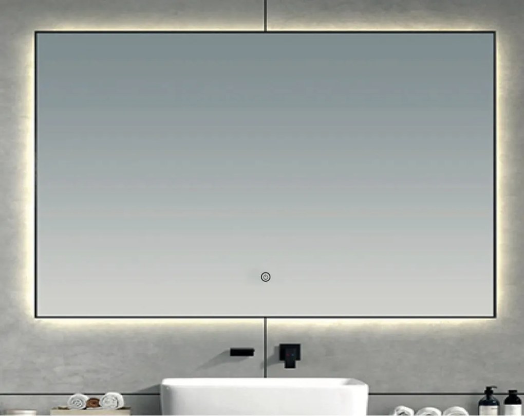 Brilagi SUELLO – oglindă LED pentru baie, 30W/230V, 60x90 cm, IP44, CRI 90, compatibilă cu dimmer + CCT