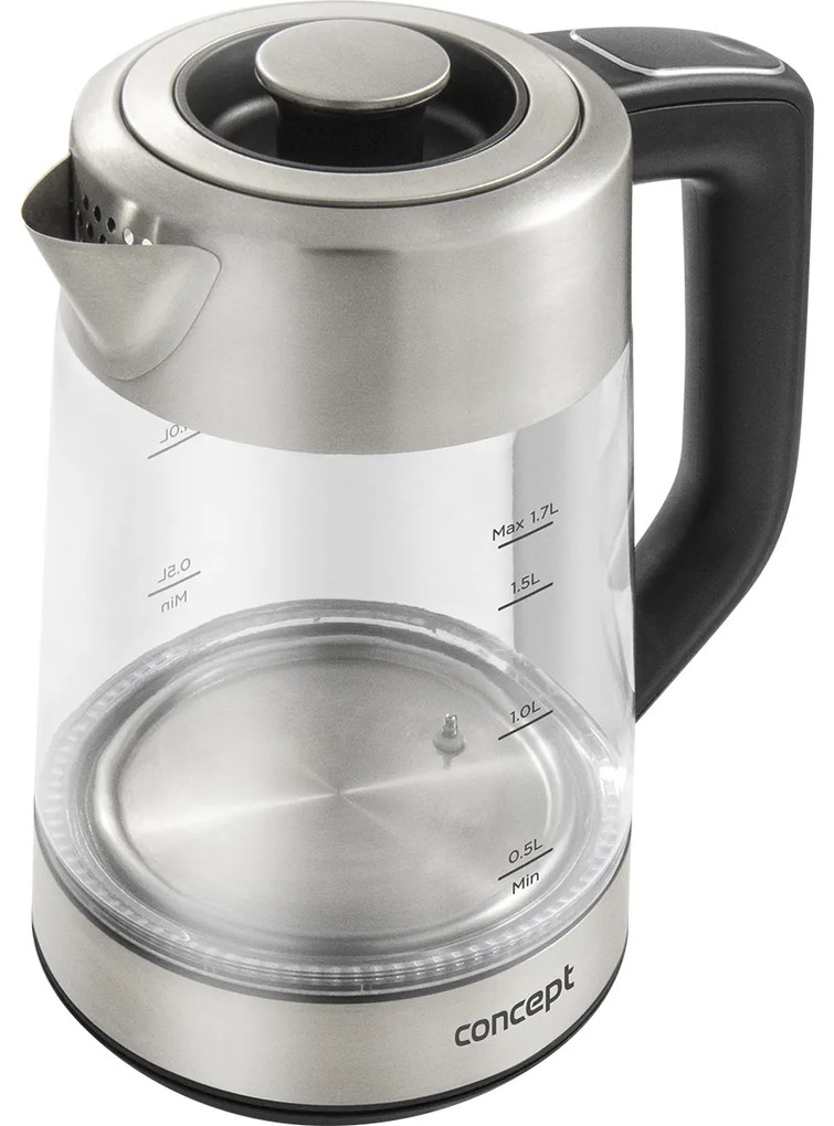 Fierbător Concept RK4190 cu control al temperaturii 1,7 l