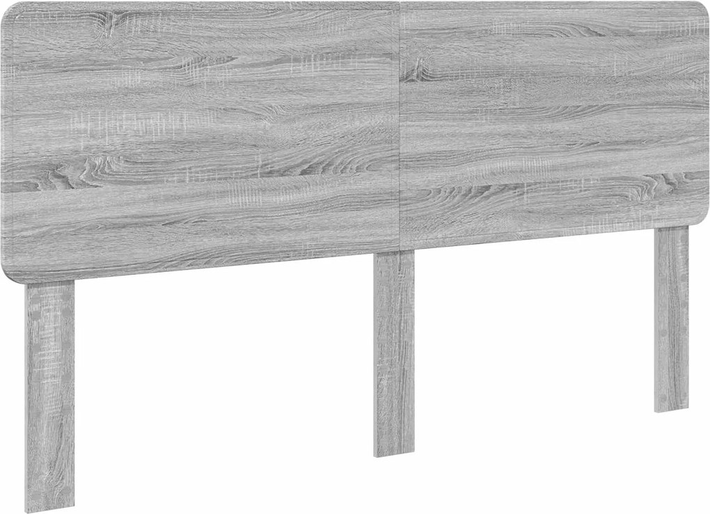 vidaXL Tăblie cap Gri Sonoma 180 cm Lemn compozit