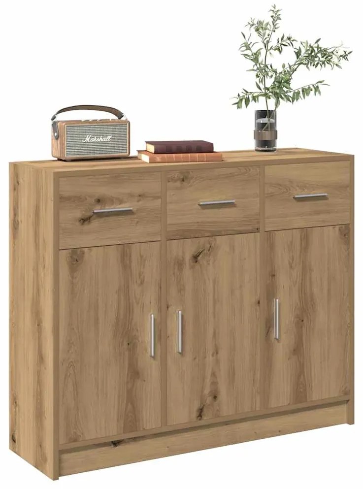 vidaXL Dulap, stejar artizanal, 91x28x75 cm, lemn prelucrat