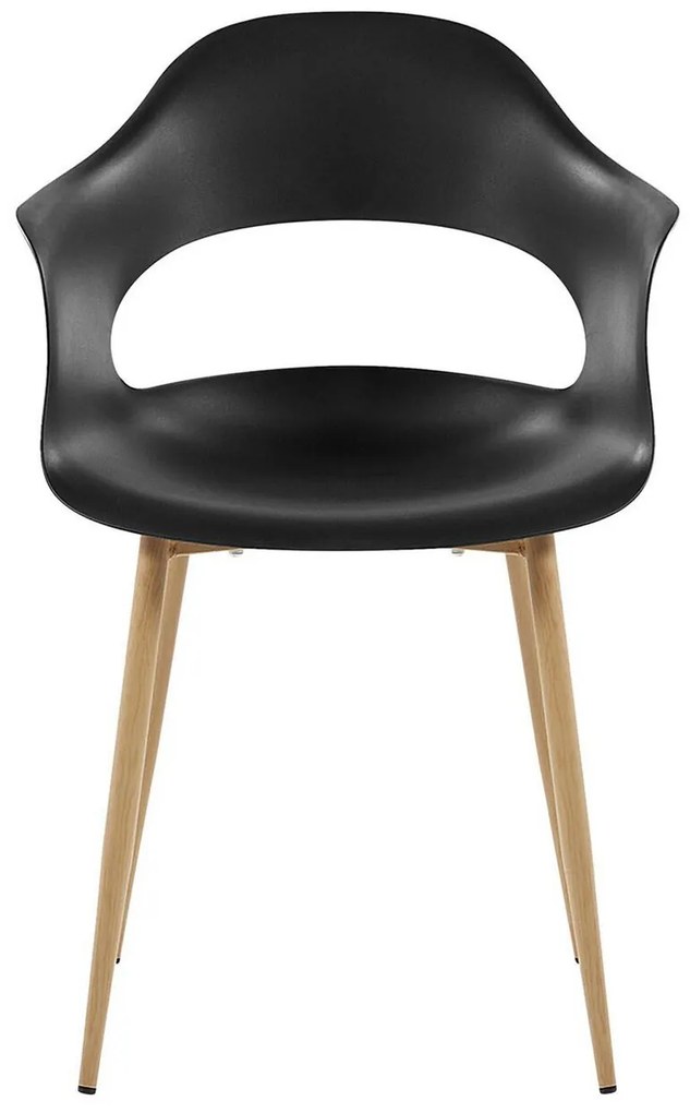 Set 2 buc. scaune de sufragerie URCA (negru). 1022902