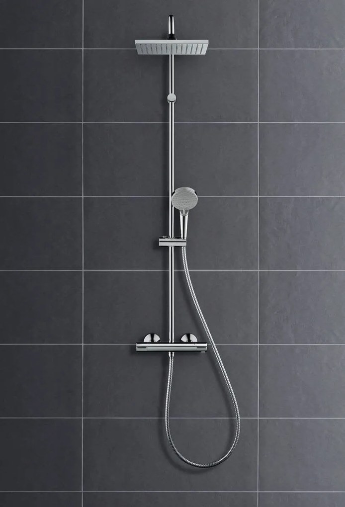 Sistem dus termostatic Hansgrohe Vernis Shape 230, 1 jet, crom - 26286000
