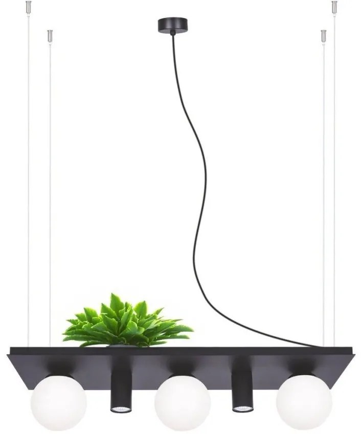 Lustra suspendata cu suport pentru plante PLANT SHELF