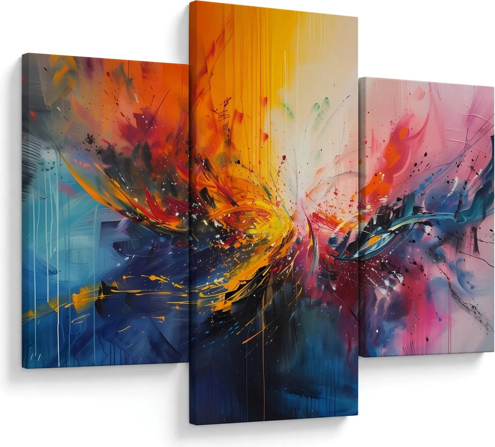 Tablou - Abstracție de culoare (90x60 cm)
