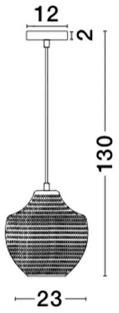 Lustra, Pendul design modern decorativ Vetro NVL-9103532
