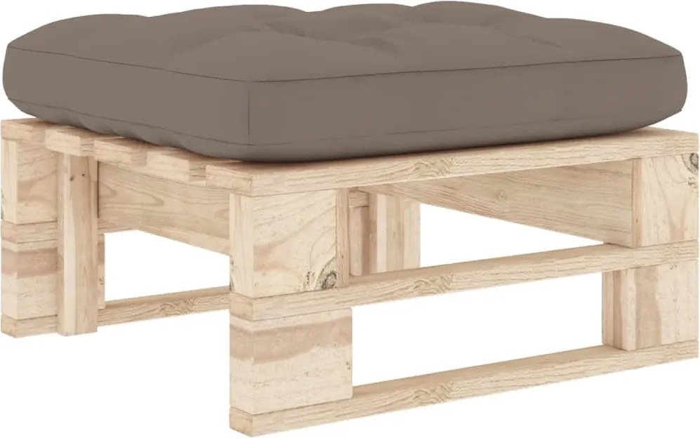 vidaXL Taburet de grădină din paleți, lemn de pin tratat