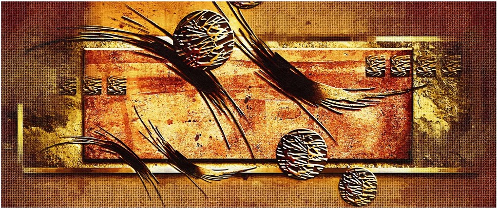 Tablou abstracției (120x50 cm)