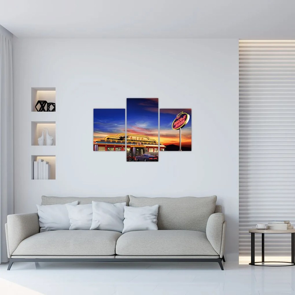 Tablou - Bar de seară (90x60 cm)