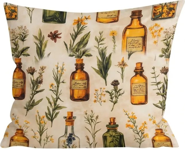 Husa de perna din microfibra APOTHECARY 45x45 cm, crem